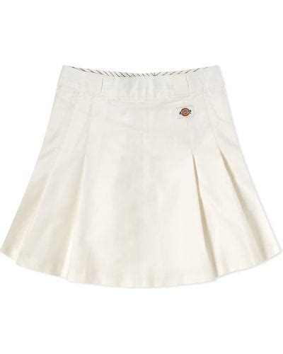 White Dickies Skirts For Women Lyst