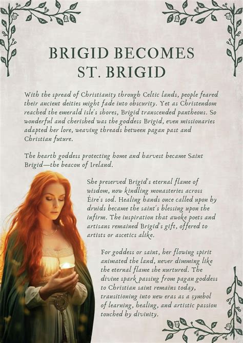 Pin By Anna Laurenson On Goddesses In Celtic Goddess Brighid