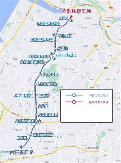 注意！4月26日起，青岛这三条公交线路将优化调整→胜利桥变化停车场