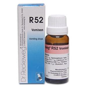 Dr Reckeweg R 52 For Vomiting Nausea And Travel Sickness Buy Online