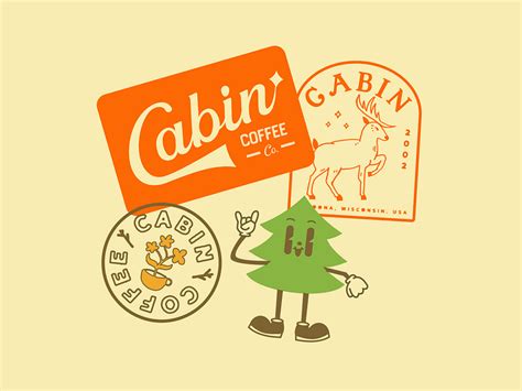 Cabin Coffee Designs by Ben Dombrow on Dribbble