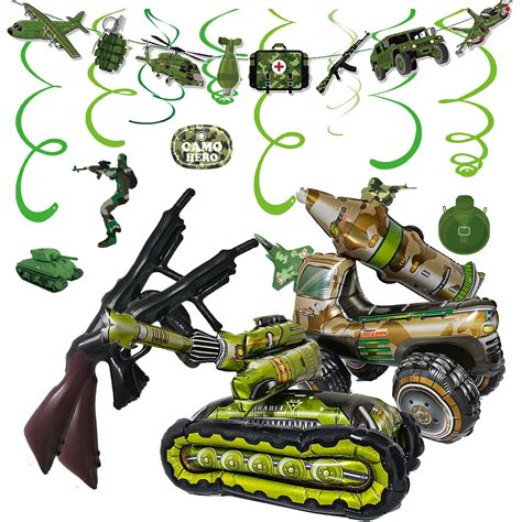 Ballons Gonflables En Forme De Camouflage Pr Cieux Pistolet Missile Arm