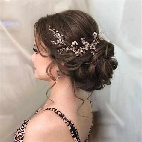 Boda Cabello Vid Extra Largo Cristal Y Perla Pelo Pieza Flor Etsy