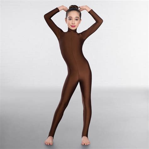 1st Position Toni Long Sleeved Keyhole Back Catsuit Dazzle Dancewear Ltd