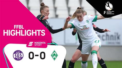 Sgs Essen Sv Werder Bremen Highlights Flyeralarm Frauen Bundesliga 2122 Youtube