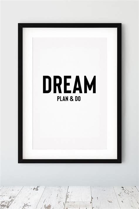 Dream Home Wall Art Wall Printables Quotes For Wall Inspiration