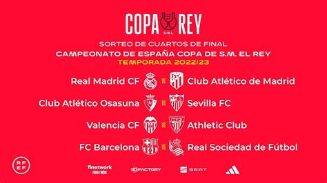 Copa Del Rey Sorteo De Copa Del Rey Cruces Y Emparejamientos De