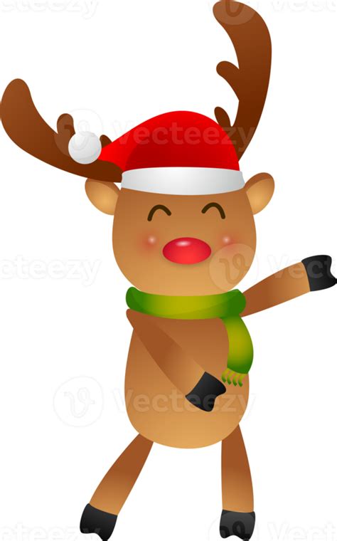 Dibujos Animados Lindo Reno De Navidad 11288222 Png