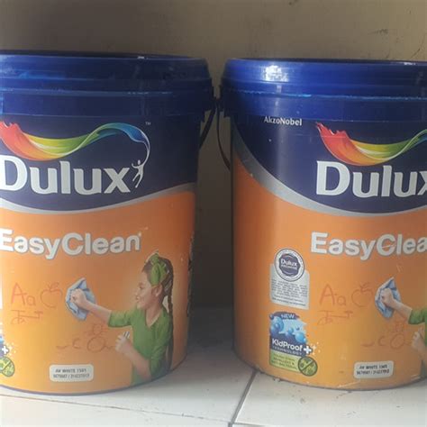 Jual Cat Tembok Dulux Easy Clean Interior White Liter Kota