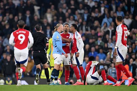 Footage Catches Mikel Artetas Cold Response To Taunting Erling Haaland