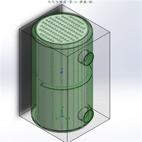 Temperature Distribution Of Impregnated Graphite Heat Exchanger Block