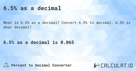 decimal calculatio