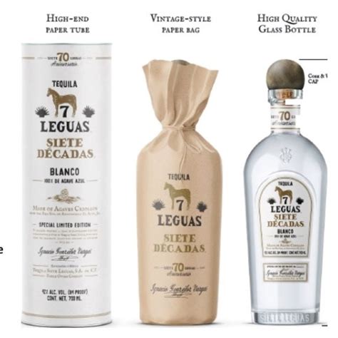 Siete Leguas Siete Decadas Limited Edition Blanco Tequila