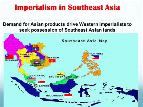 Imperialism In Asia Map