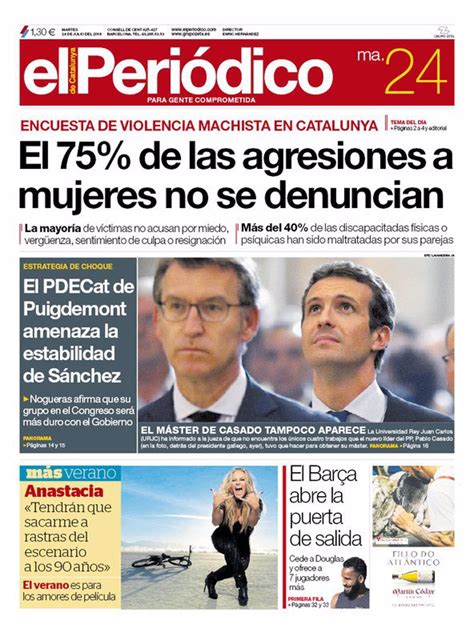 La Portada D39el Peridico Del 24 De Maig Del 2020