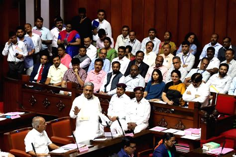 Chief Minister Of Karnataka Siddaramaiah Addressing During Council