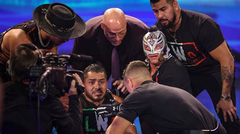 Santos Escobar And Rey Mysterio Friday Night Smackdown August