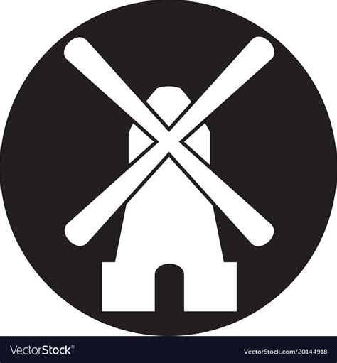 mill icon royalty  vector image vectorstock