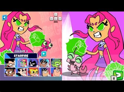 Jump Jousts VS Jump Jousts 2 Teen Titans Go Starfire CN Games