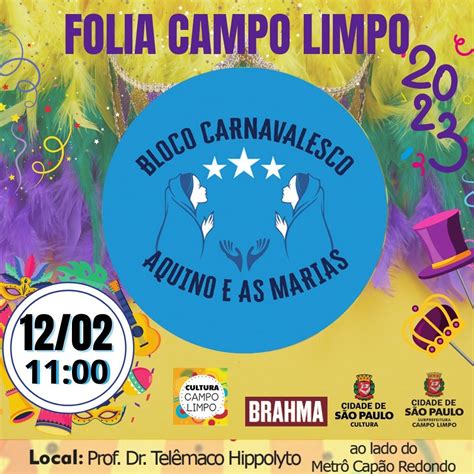 Carnaval Campo Limpo 2023 Subprefeitura Campo Limpo Prefeitura Da