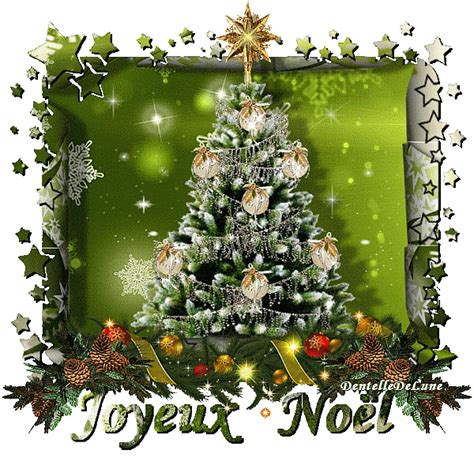 Joyeux Noël  Animé Scintillant Vert Sapin De Noël Illuminé Les