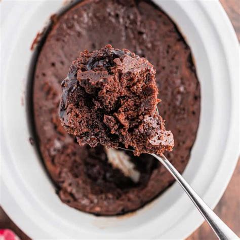 Slow Cooker Hot Fudge Cake Shugary Sweets