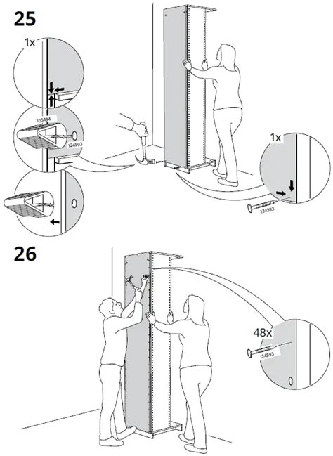 Ikea Pax Corner Wardrobe Instruction Manual