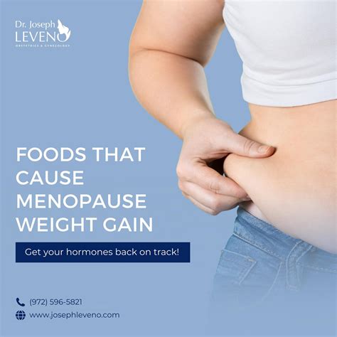 Foods That Cause Menopause Weight Gain Dr Joseph Leveno