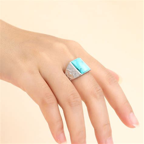 Mens Ring Setting For 10x13mm Rectangle Cabochons Ring Etsy