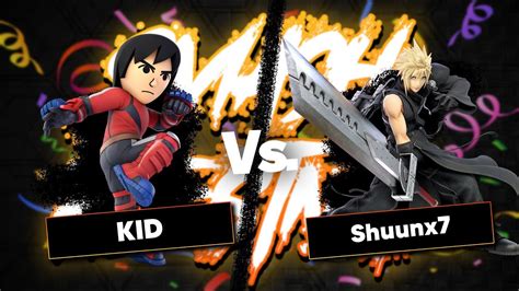 Smash Festival KID Mii Brawler Vs Shuunx7 Cloud Grand Final