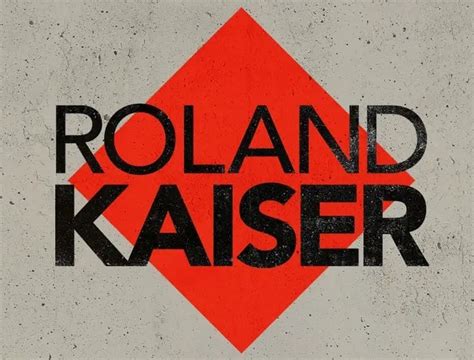 Roland Kaiser Arena Tour Arena Ticket