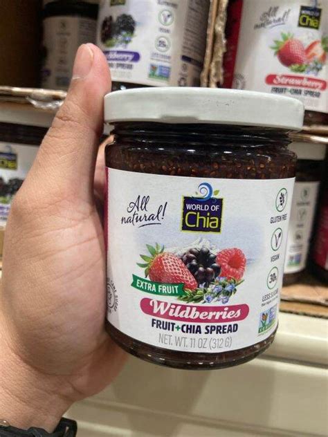 World Of Chia Strawberry Blackberry And Wild Berries Jam Spread