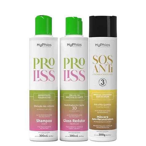 Kit Progressiva Proliss Ml Sos Antiemborrachamento G Myphios