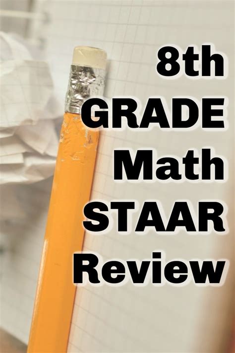 8th Grade Math Staar Review Artofit