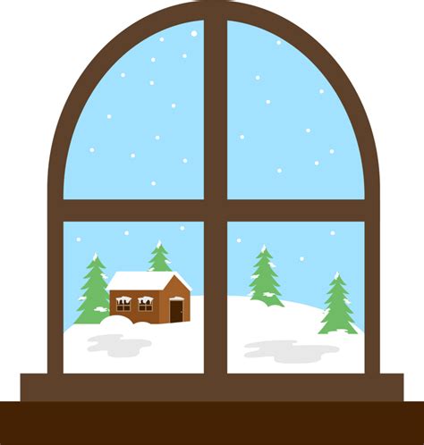 winter view   window  png