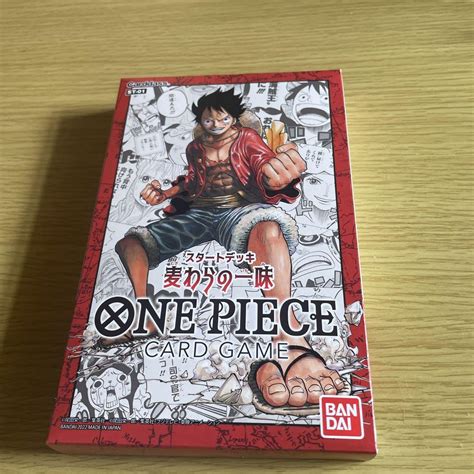 One Piece カードゲーム スタートデッキ 麦わらの一味 St 01 メルカリ