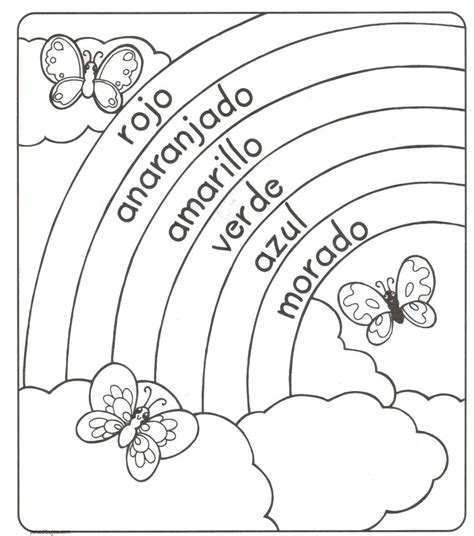 Dibujos De Aprender Los Colores Para Colorear