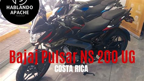 Bajaj Pulsar Ns 200 Ug Ficha Técnicaprecio Costa Rica Youtube