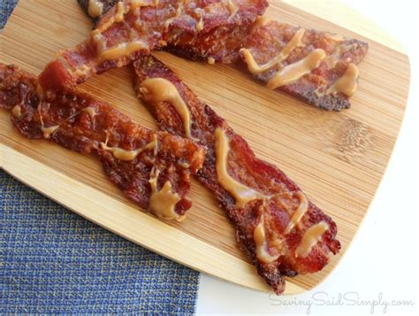 Easy Candied Bacon Recipe With Peanut Butter Drizzle