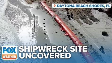 Shipwreck Site Uncovered On Daytona Beach Shores Hundreds Of Years