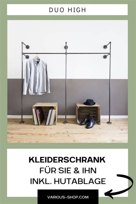 Kleiderschrank Industrial Design Aus Wasserrohr Online Kaufen