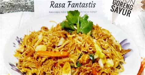 Resep Bihun Goreng Sayur Oleh Lanjarsih Mama Fifian Masakanrumahan