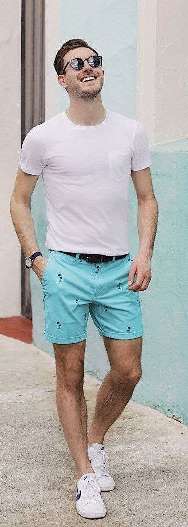 25 Cool Shorts Outfit Ideas For Men This Season Mens Shorts Outfits