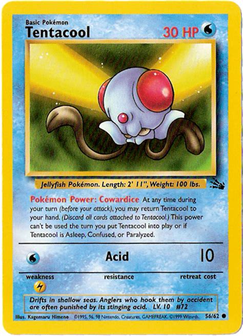 Tentacool Fósil Tcg Pokémon Wiki Fandom