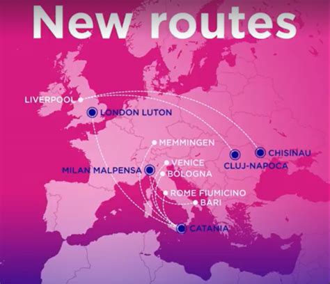 Wizz Air Launches 6 New Routes From To Italy And 2 From To The Uk