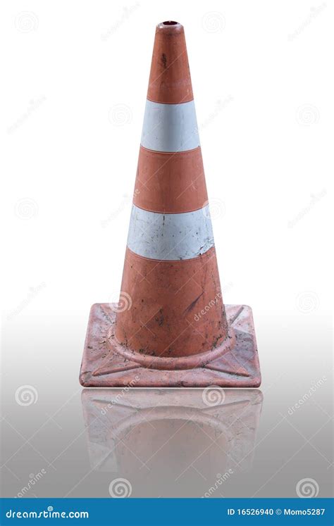 Dirty Traffic Cone Stock Photo Image Of Design Accident 16526940