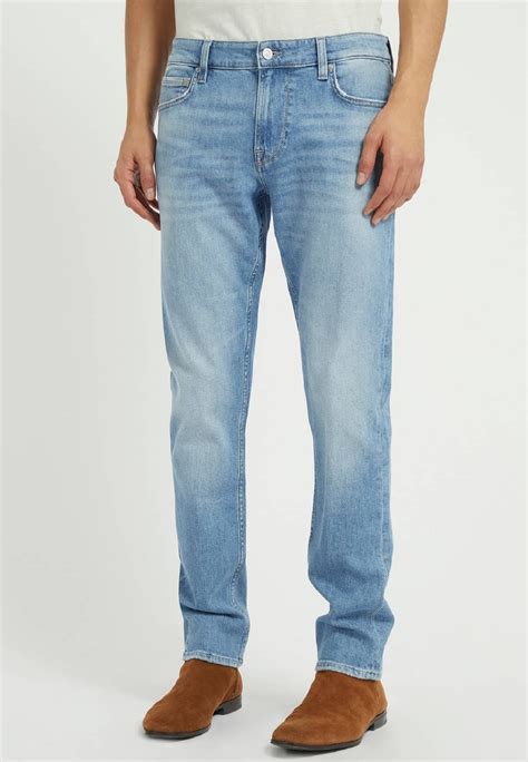 Guess Jeans Straight Leg Himmelblau Hellblau Zalando De