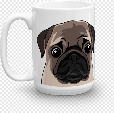 Coffee Ring Coffee Stain Pug Face Coffee Mug Coffee Mug Clipart