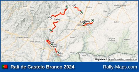 Maps Rali De Castelo Branco 2024 CPR Rally Maps