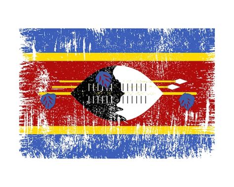 Premium Vector Eswatini Flag Vector